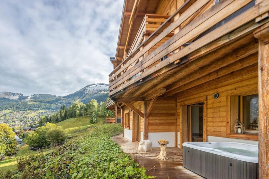 Chalet 1100 - Bo Immobilier Chatel - A Mi-Chemin Du Centre Et Du Linga - Jacuzzi Sauna Et Cheminee Kültér fotó