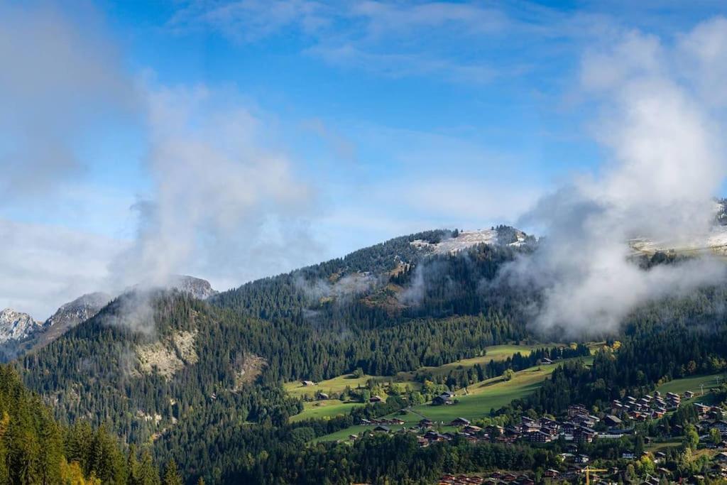 Chalet 1100 - Bo Immobilier Chatel - A Mi-Chemin Du Centre Et Du Linga - Jacuzzi Sauna Et Cheminee Kültér fotó