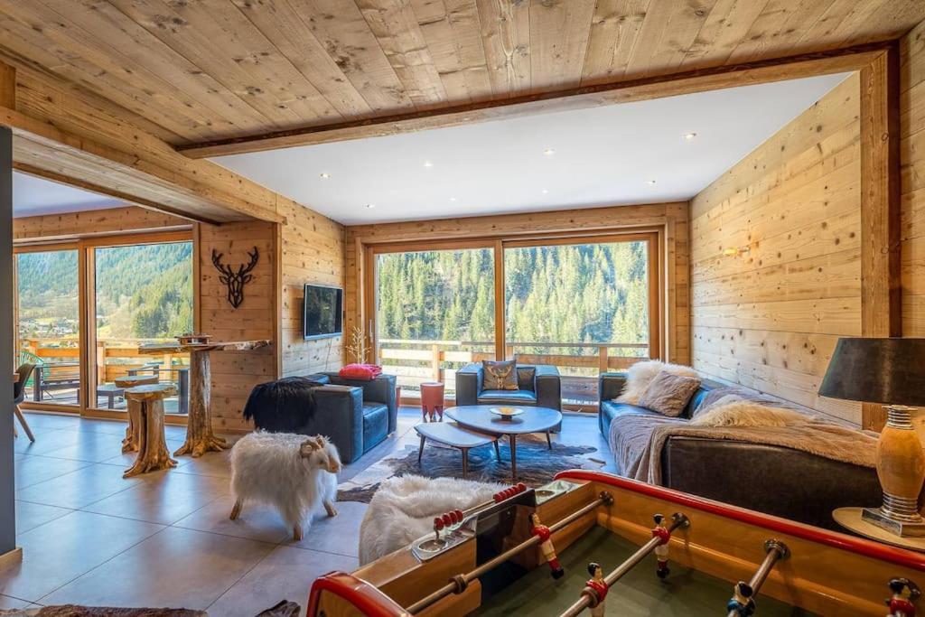 Chalet 1100 - Bo Immobilier Chatel - A Mi-Chemin Du Centre Et Du Linga - Jacuzzi Sauna Et Cheminee Kültér fotó