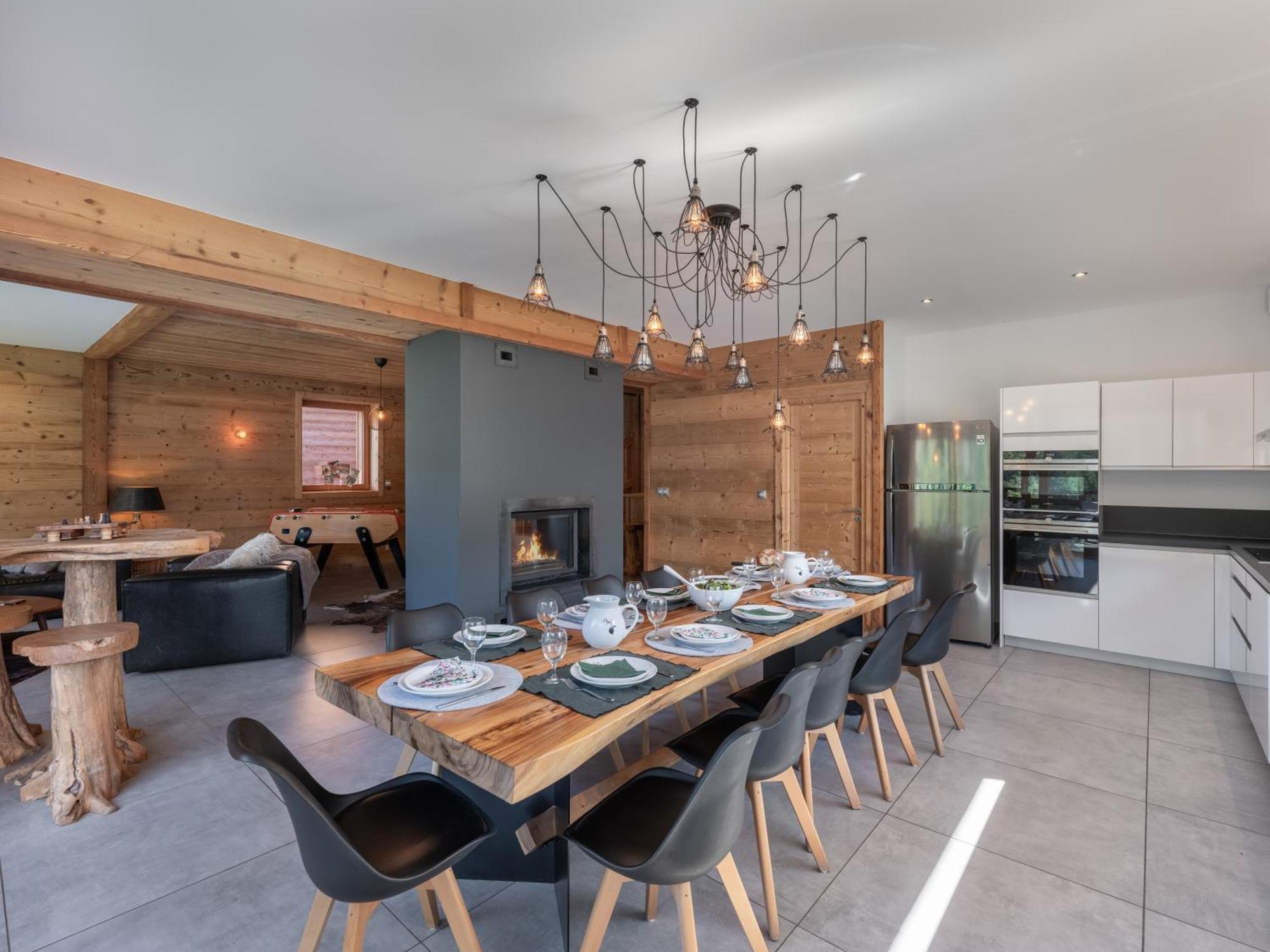 Chalet 1100 - Bo Immobilier Chatel - A Mi-Chemin Du Centre Et Du Linga - Jacuzzi Sauna Et Cheminee Kültér fotó