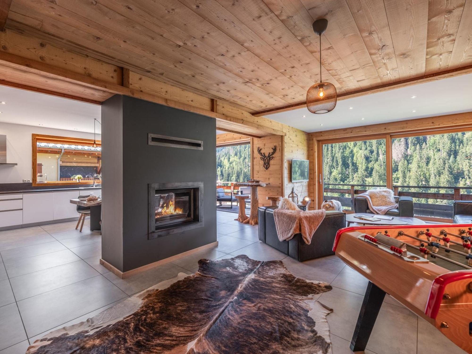 Chalet 1100 - Bo Immobilier Chatel - A Mi-Chemin Du Centre Et Du Linga - Jacuzzi Sauna Et Cheminee Kültér fotó